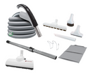 Premium Central Vacuum 35' Hose Set - 24 Volt