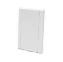 Central Vacuum Wall Plate Inlet Valve - Vaculine White