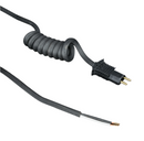 Power Cord for Central Vacuum Powerhead - 2 Prong ( Curly Style ) 
