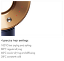 Dyson Supersonic Hair Dryer in Prussian Blue/Copper |Refurbished By Dyson