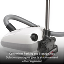 SEBO Airbelt E3 Premium Canister Vacuum in Pastel Pink
