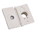Central Vacuum Wall Plate Inlet Valve ( Light Almond )