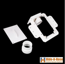 Hide-A-Hose Central Vacuum Rough-In Kit for 5000 Series Wall Valve and Mini Cuff New Style