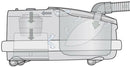 SEBO Airbelt D4 Premium in White.